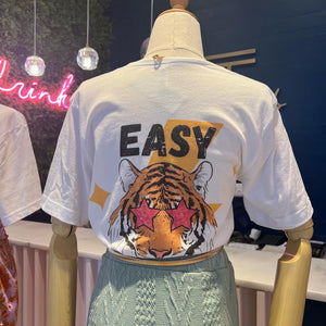 Easy Tiger graphic tshirt