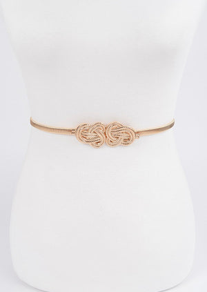 Gold strech belt