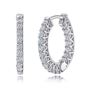 Diamond Hoops - Med