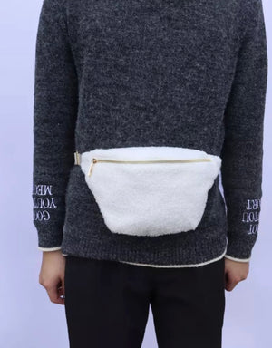 White fury fanny pack