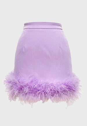 Lavender magic mini skirt