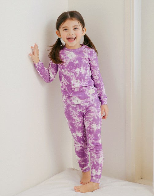 Violet tie dye pj