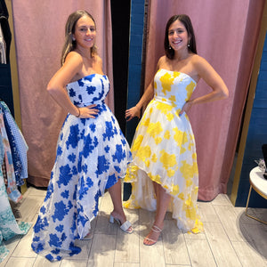 High low royal dress