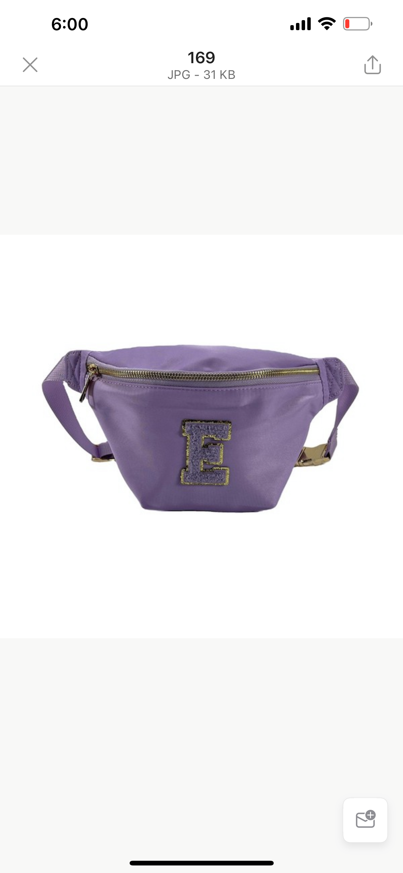 Lavender fanny pack