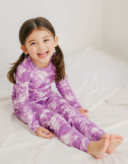 Violet tie dye pj