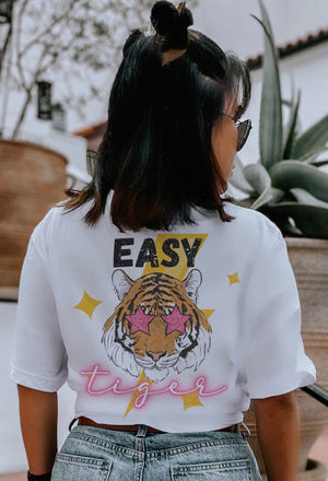 Easy Tiger graphic tshirt