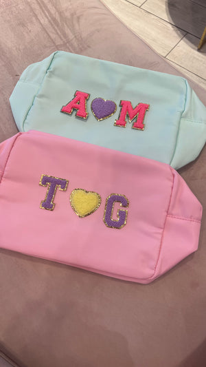 Mint nylon pouch