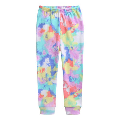 Multi tie dye pj set