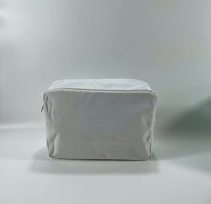 White nylon pouch