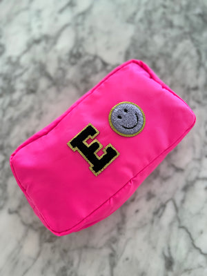 Hot pink pouch