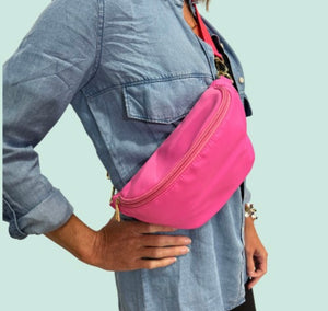 Hot pink fanny pack