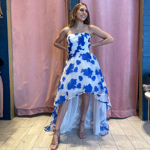 High low royal dress
