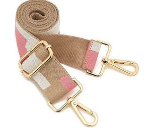 Nude color block bag fanny strap
