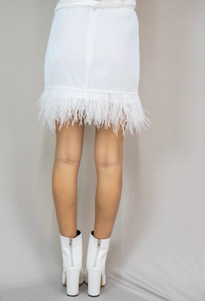 White magic skirt set